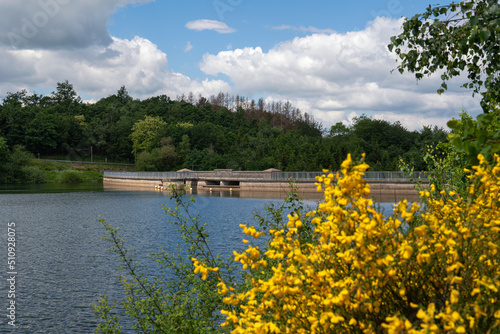 Brucher reservoir, Marienheide, Bergisches Land, Germany