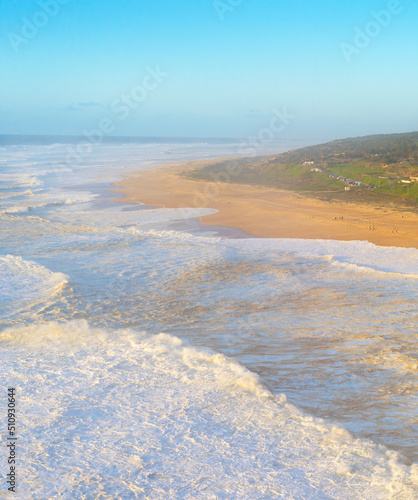 North beach Nazare waves Po...