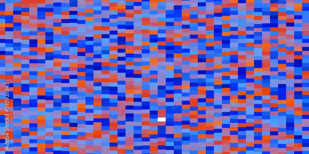 Fototapeta premium Light Blue, Red vector template in rectangles.