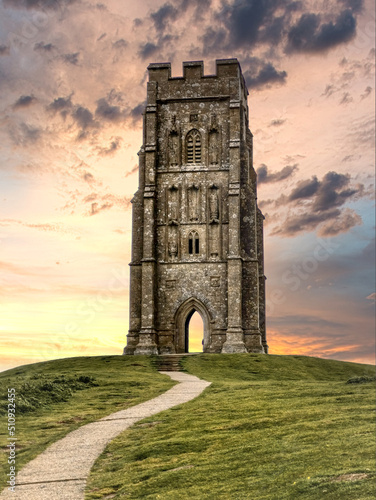 Glastonbury Tor at Dusk