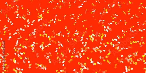 Light orange vector pattern with abstract shapes.
