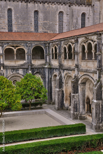 Fototapeta Naklejka Na Ścianę i Meble -  Alcobaca, Portugal - july 10 2020 : historical monastery