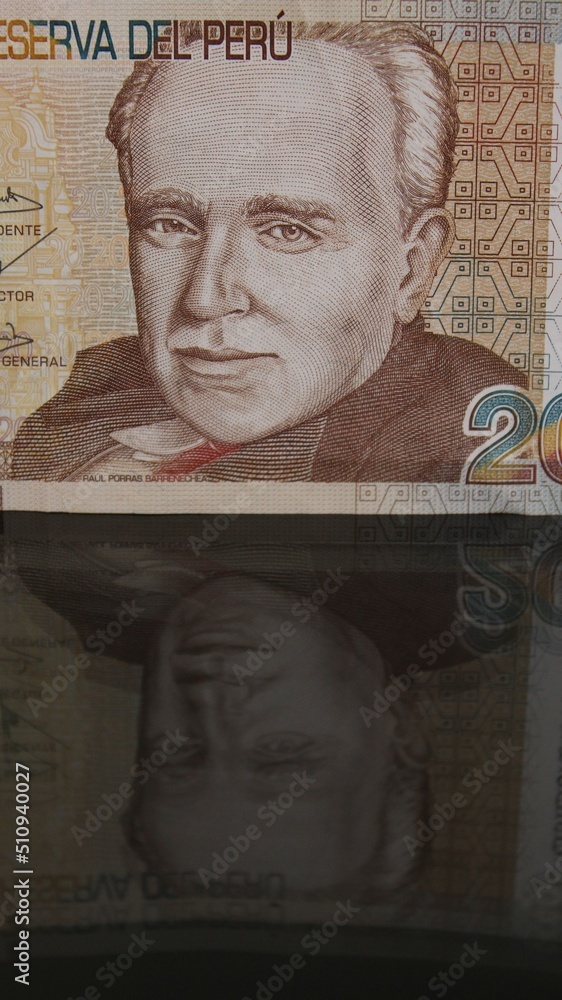 Fototapeta premium economy and finance with peruvian money