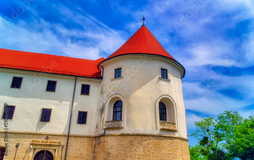 Brezice medieval castle in Mokrice Slovenia. photo