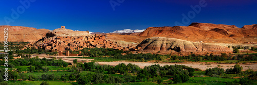 Cuadro en lienzo Ouarzazate, Marokko, Kashbah Ait Benhaddou