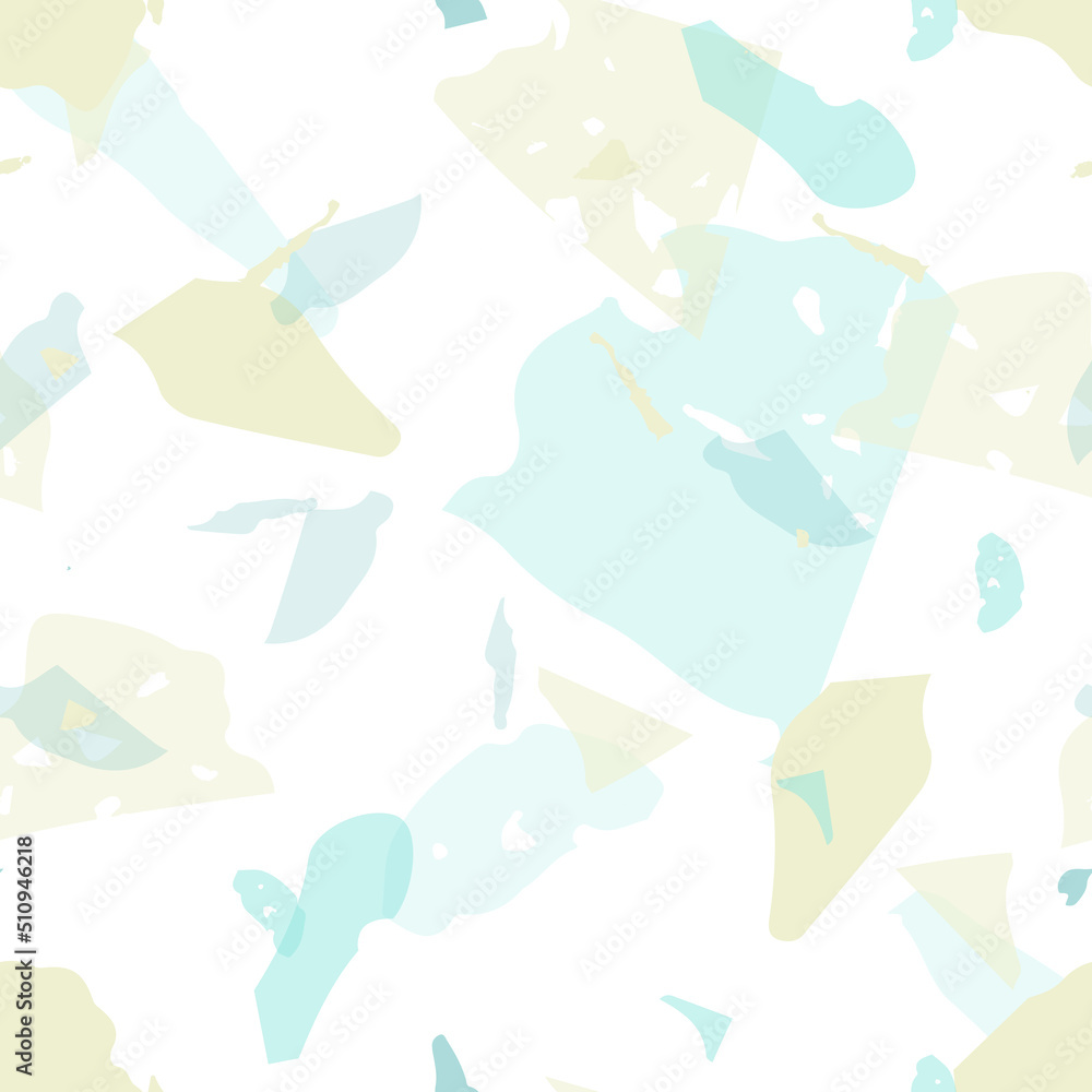 Terrazzo seamless pattern. Pastel  venetian