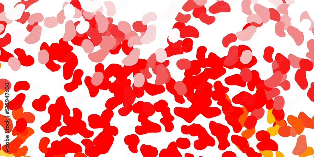 Light red vector texture with memphis shapes. Light red vector texture with memphis shapes.