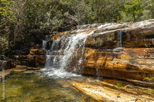 Fototapeta Naklejka Na Ścianę i Meble -  waterfall in the city of Ituaçu, State of Bahia, Brazil