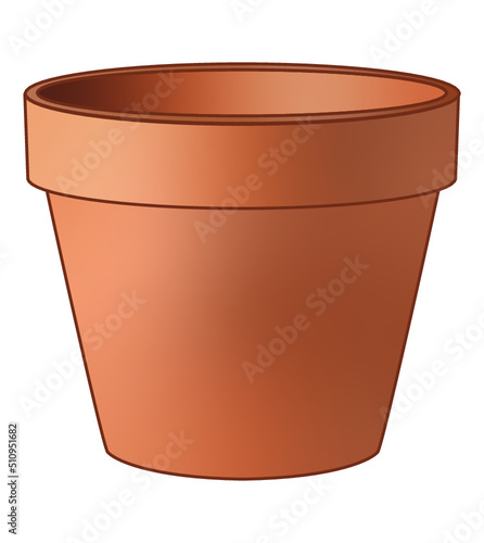 flowerpot isolated 