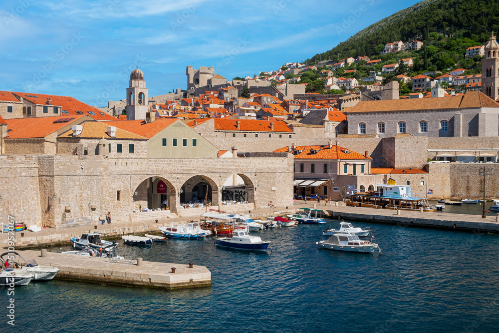  Eastern small craft harbor of Old Town Dubrovnik