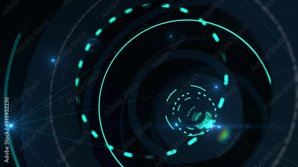 Digital eye, Digital Circle spin,technology background Digital eye, Digital Circle spin,technology background