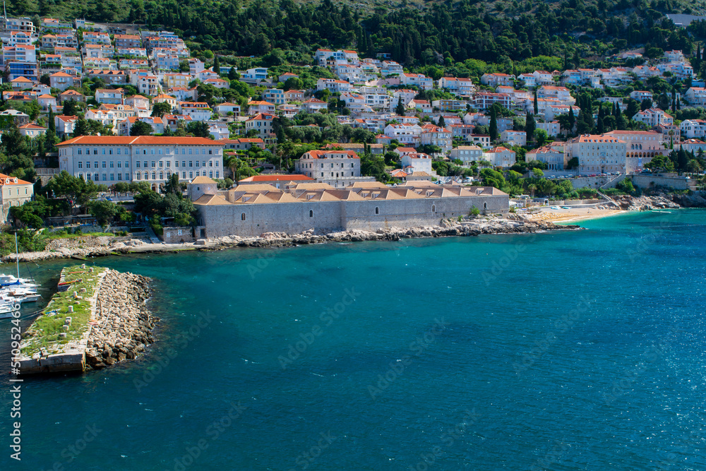 Newer neighborhood of Dubrovnik near Old Town