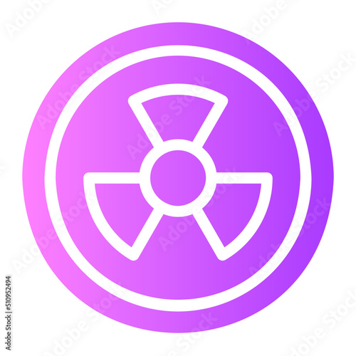 radiation gradient icon