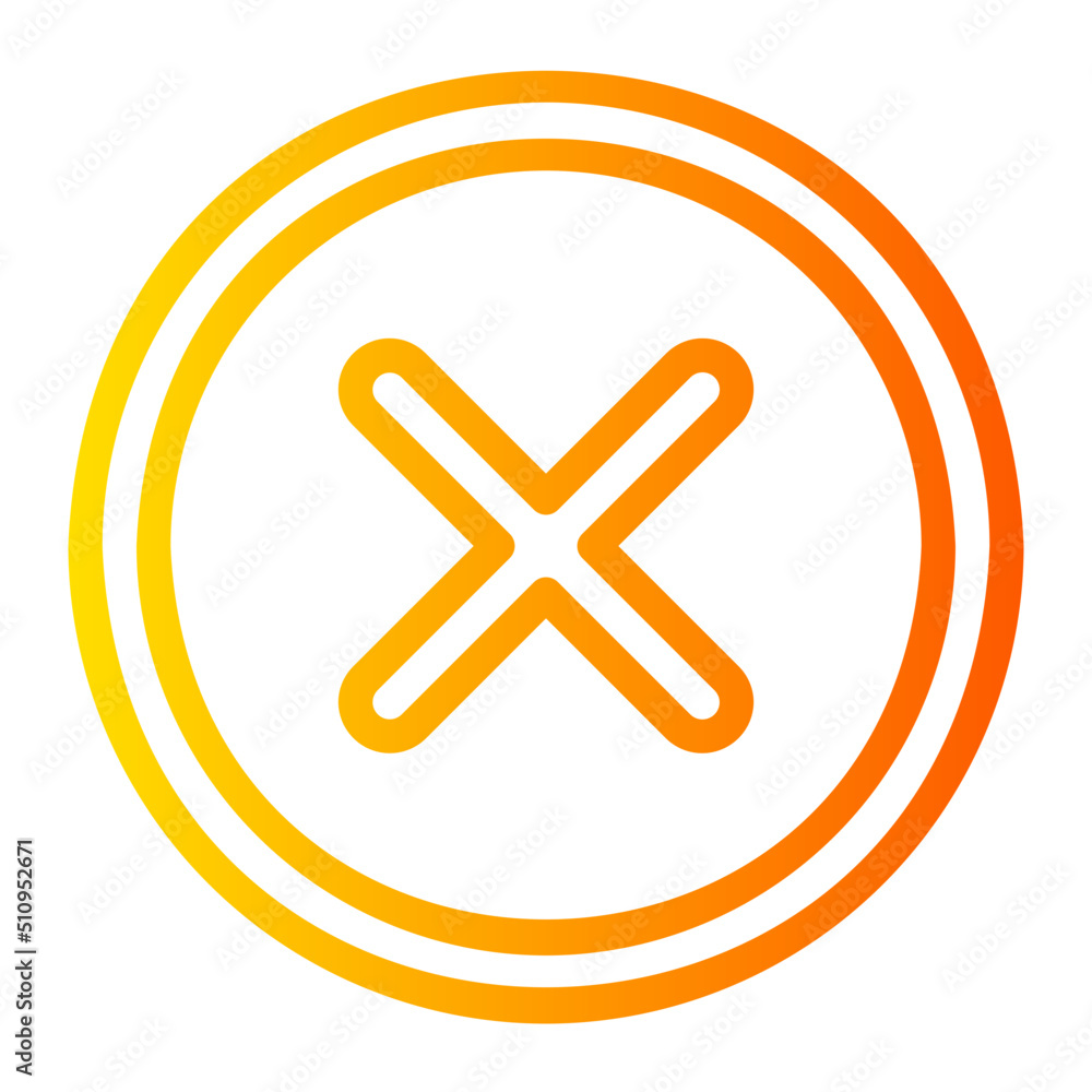 Obraz premium irritant gradient icon