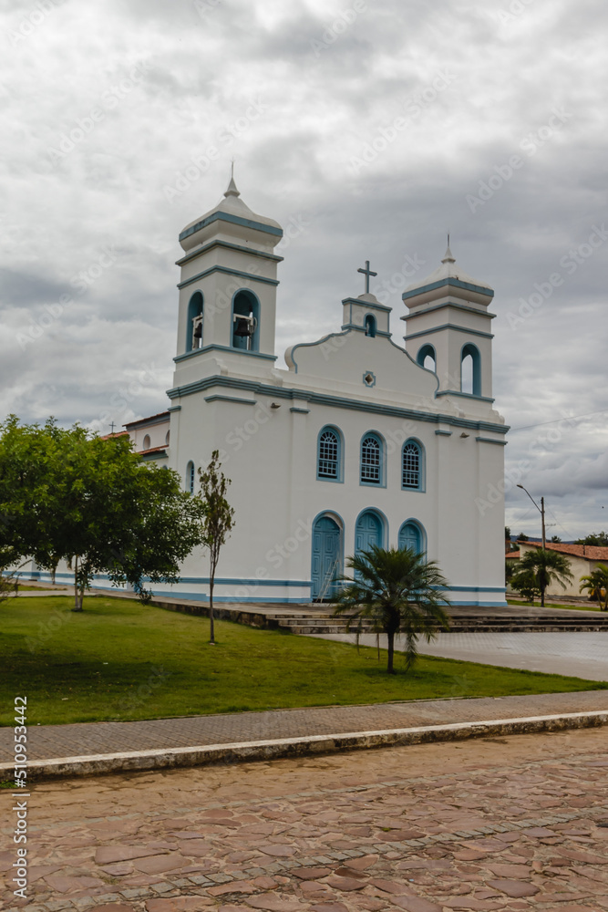 church in the historic center of the city of Ituaçu, State of Bahia, Brazil