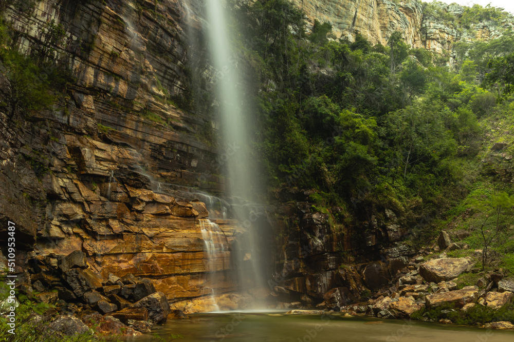 waterfall in the city of Ituaçu, State of Bahia, Brazil waterfall in the city of Ituaçu, State of Bahia, Brazil