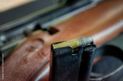 Fotografie Close up of a clip holding