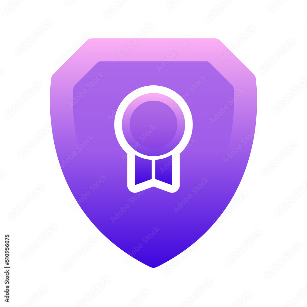 medal shield logo gradient design template icon medal shield logo gradient design template icon