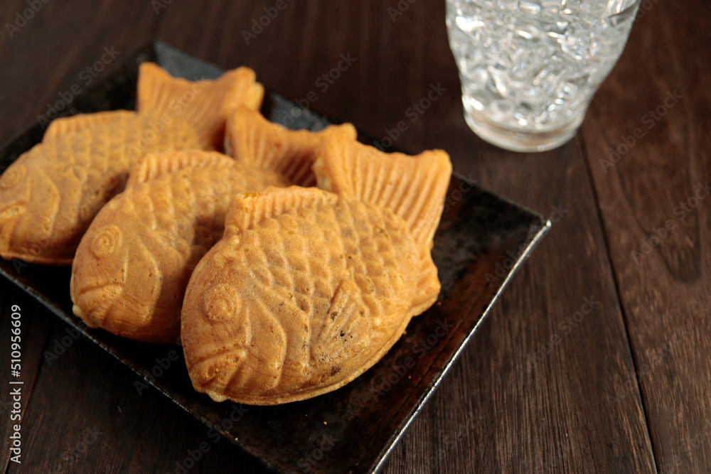 Taiyaki of Japanese food on the table Taiyaki of Japanese food on the table