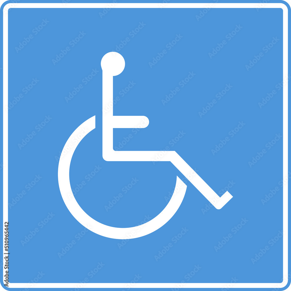 A road sign, a place for a disabled car. A road sign, a place for a disabled car.