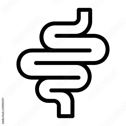 intestine outline icon
