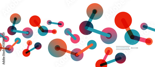 Network concept abstract background. Dots connection. Big data idea. Business template for wallpaper, banner, background or landing