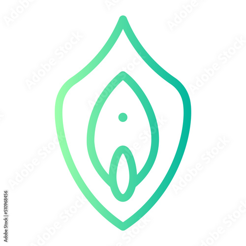 vagina gradient icon
