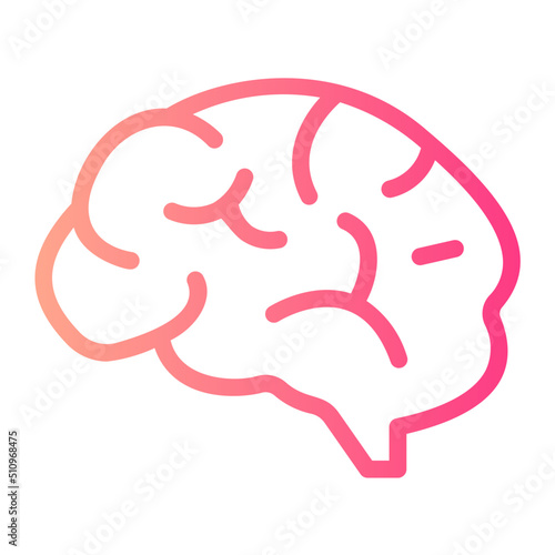 brain gradient icon