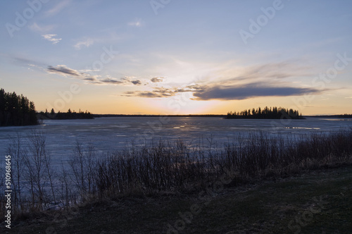 An Evening at Astotin Lake