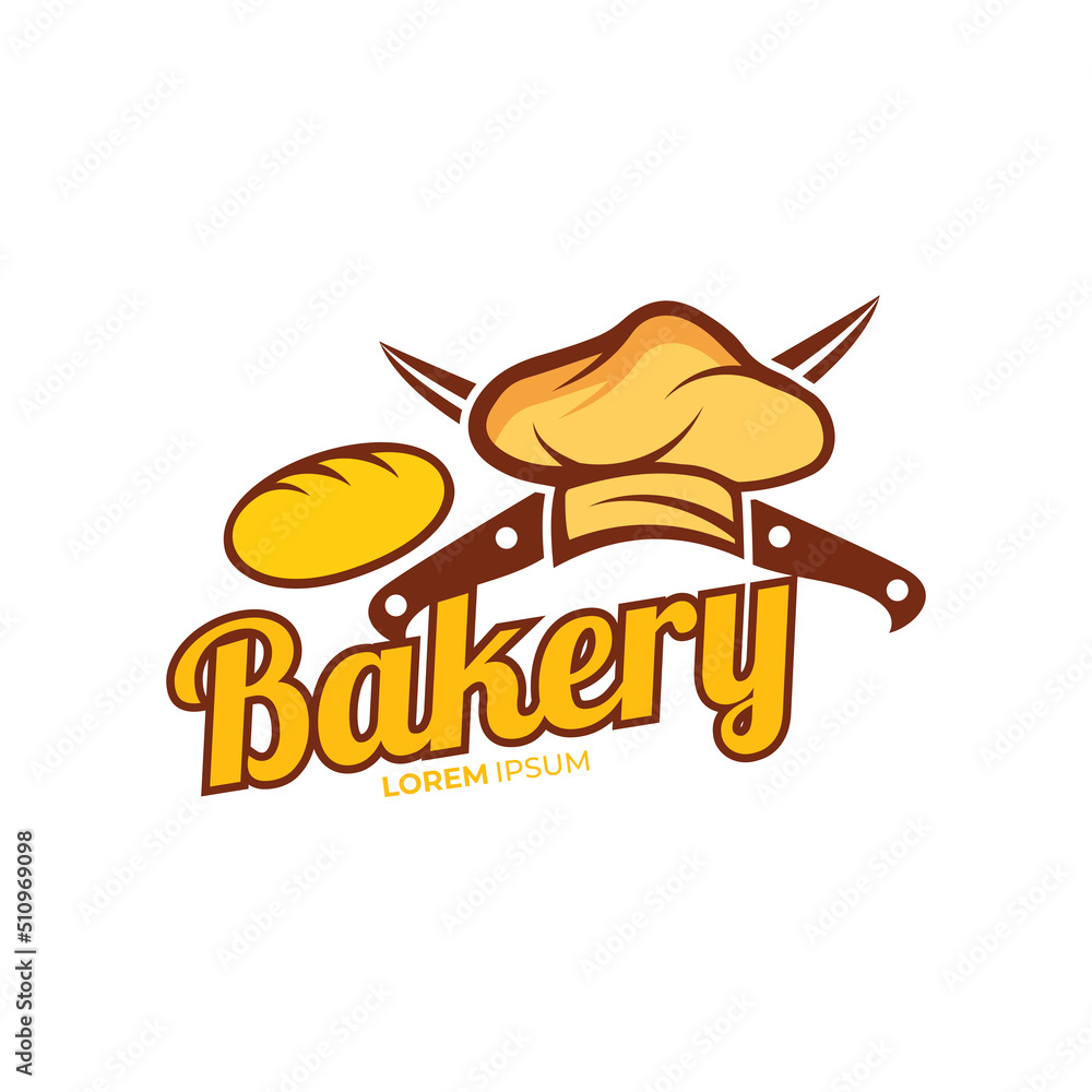 Bakery cupcake design logo vector template. Bakery cupcake design logo vector template.