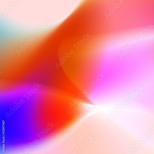 3d rendering Curve Dynamic watercolor texture blend Fluid Liquid Wallpaper. Light Pastel Cold Color Colorful Swirl Gradient Mesh. Bright Pink Vivid Vibrant Smooth Surface.