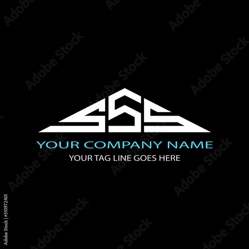 SSS letter logo creative design with vector graphic