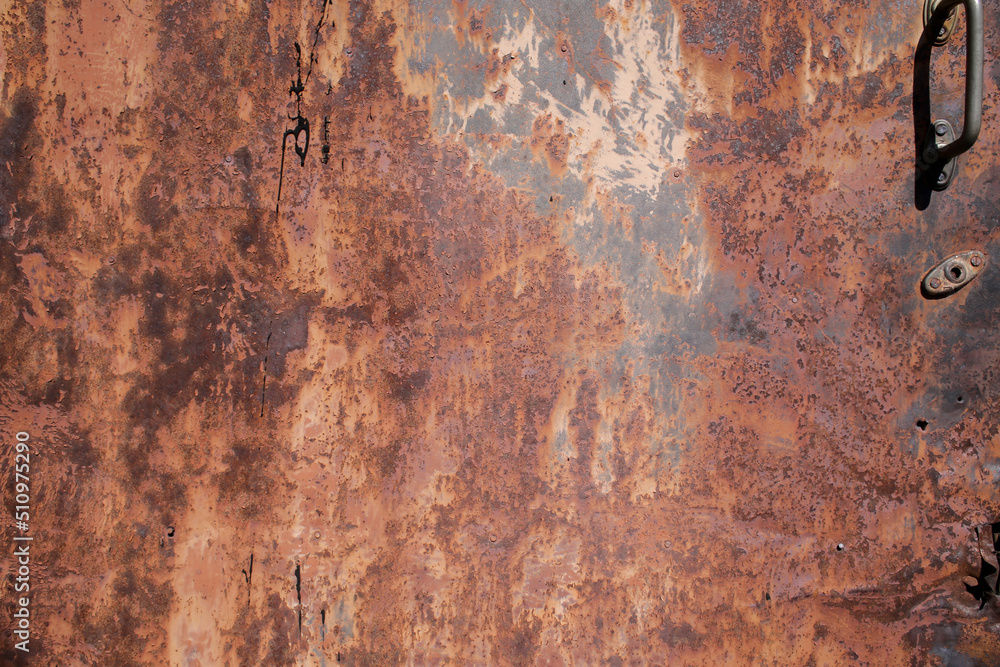 Iron, rusty texture. Iron, rusty texture.