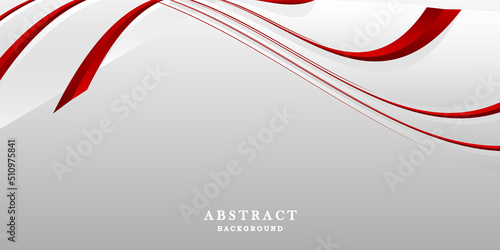 Abstract red, white and grey background
