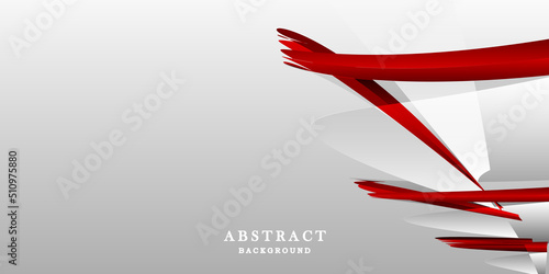 Abstract red, white and grey background