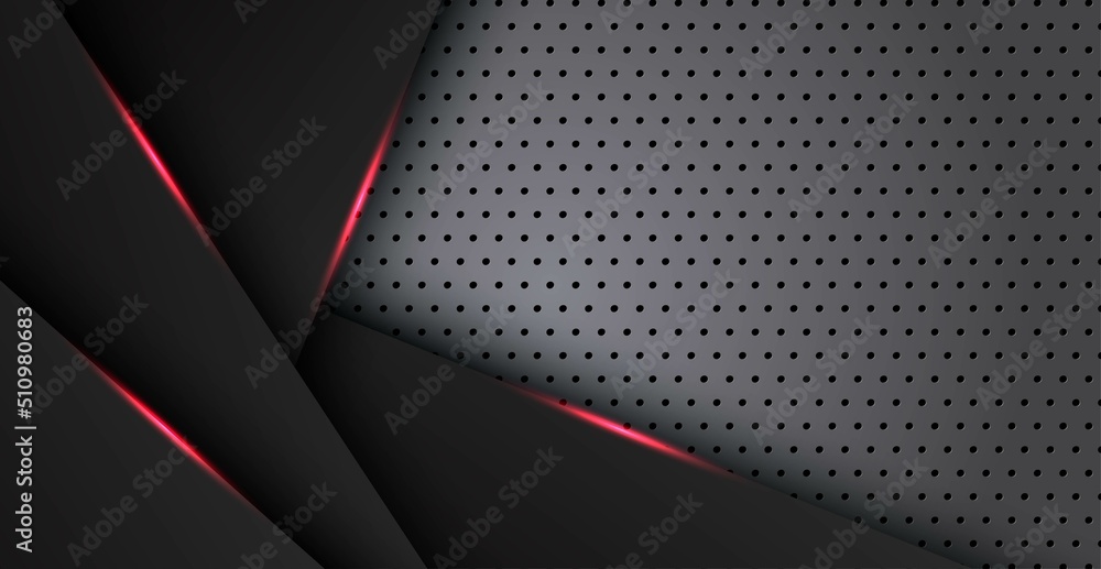 abstract red black space frame layout design tech triangle concept silver texture background. eps10 vector abstract red black space frame layout design tech triangle concept silver texture background. eps10 vector
