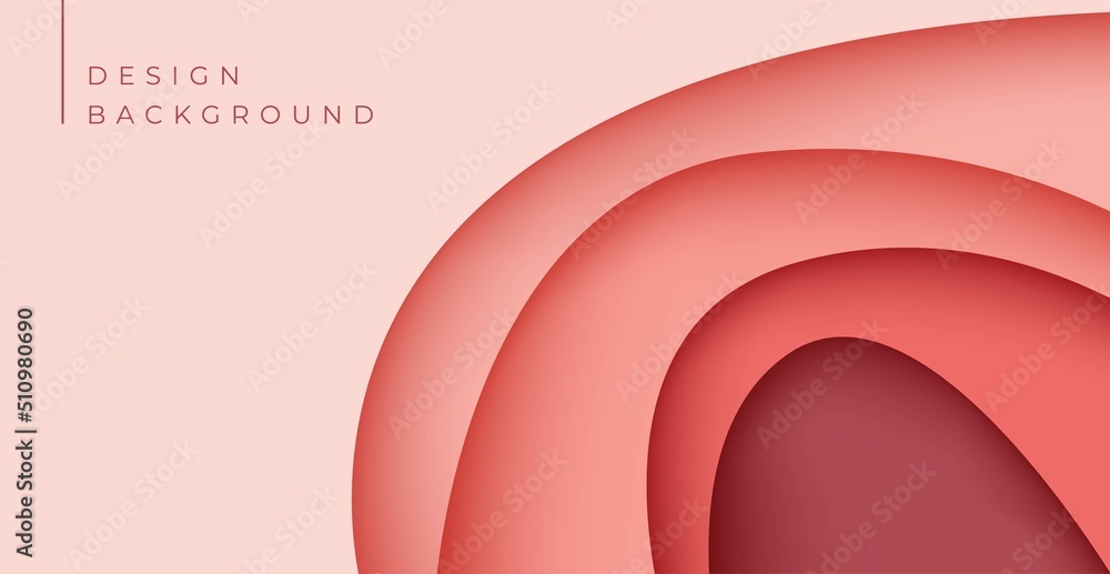 Multi layers brown dark texture 3D papercut layers in gradient vector banner. Abstract paper cut art background design for website template. Topography map concept or smooth origami paper cut Multi layers brown dark texture 3D papercut layers in gradient vector banner. Abstract paper cut art background design for website template. Topography map concept or smooth origami paper cut