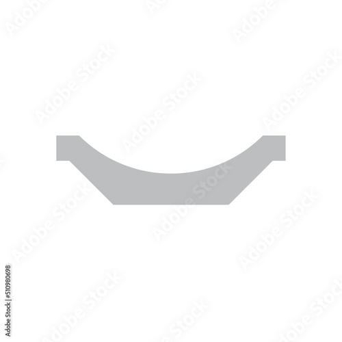Open drain gutter vector illustration. May called trench, ditch, street or concrete gutter for irrigation, stormwater drainage system. To drain water from lawn, yard, garden, road, city and driveway.

