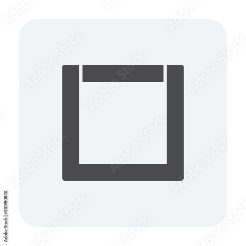 Drain gutter and cover vector icon. May called trench, ditch, street or concrete gutter for irrigation, stormwater drainage system by drain water from lawn, garden, yard, road, city, driveway to sewer