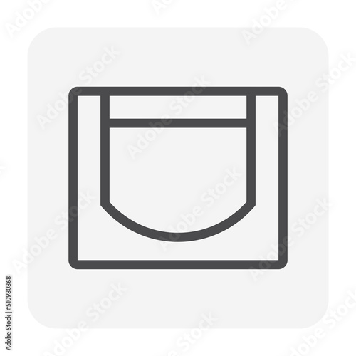 Drain gutter and cover vector icon. May called trench, ditch, street or concrete gutter for irrigation, stormwater drainage system by drain water from lawn, garden, yard, road, city, driveway to sewer