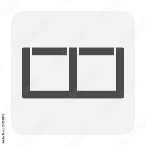 Drain gutter and cover vector icon. May called trench, ditch, street or concrete gutter for irrigation, stormwater drainage system by drain water from lawn, garden, yard, road, city, driveway to sewer