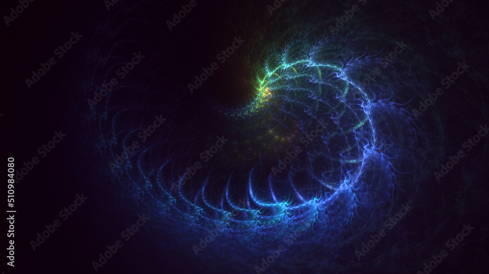 3D rendering abstract colorful fractal light background 3D rendering abstract colorful fractal light background