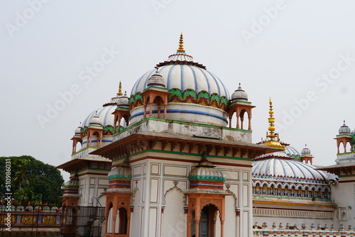 janakpur dhaam upper half image, birth palace of sita mata in nepal photo