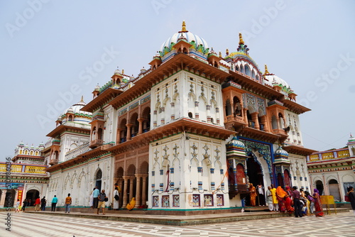 janakpur temple in nepal photo