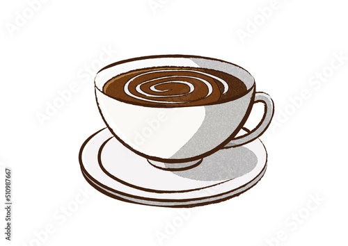 コーヒー　手書き風