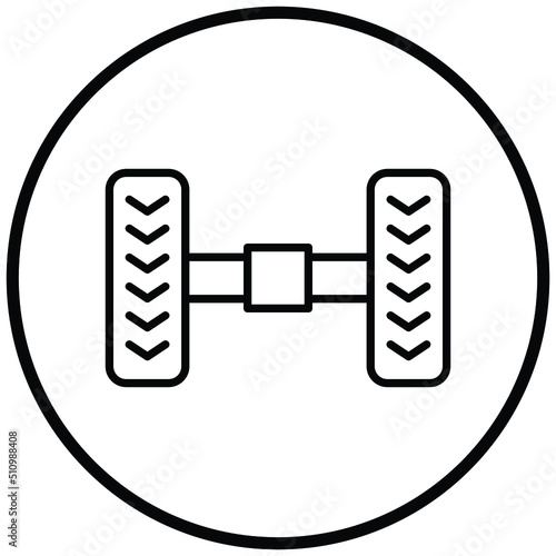 Wheel Alignment Icon Style