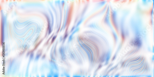 Hologram waves texture background. Transparent Rainbow Plastic or Glass and holographic Rainbow foil.