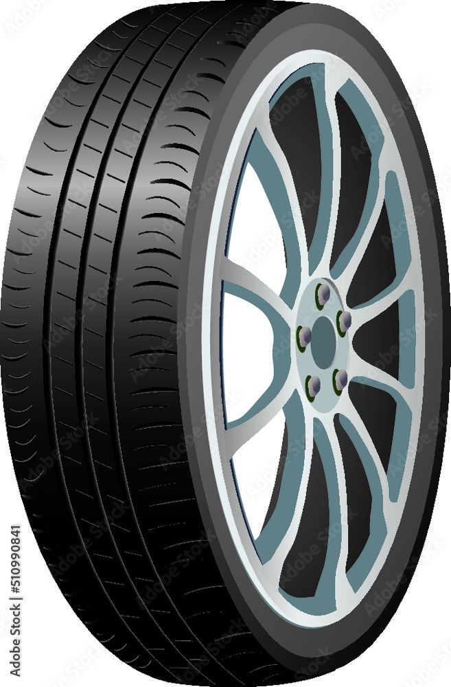 Obraz premium タイヤ ホイール