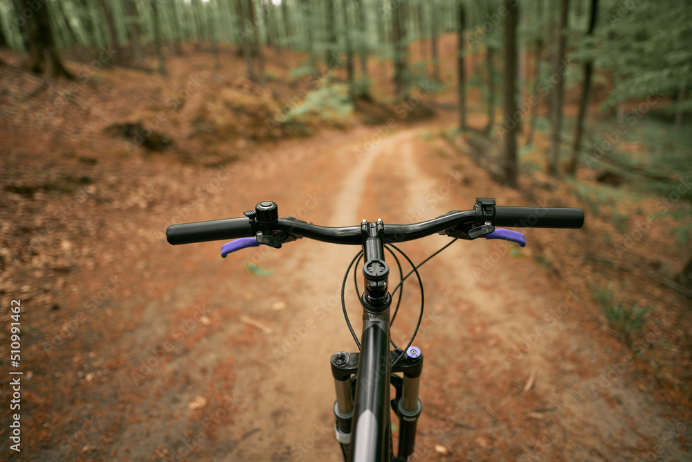 Mountain bike from bicyclists point of view Mountain bike from bicyclists point of view
