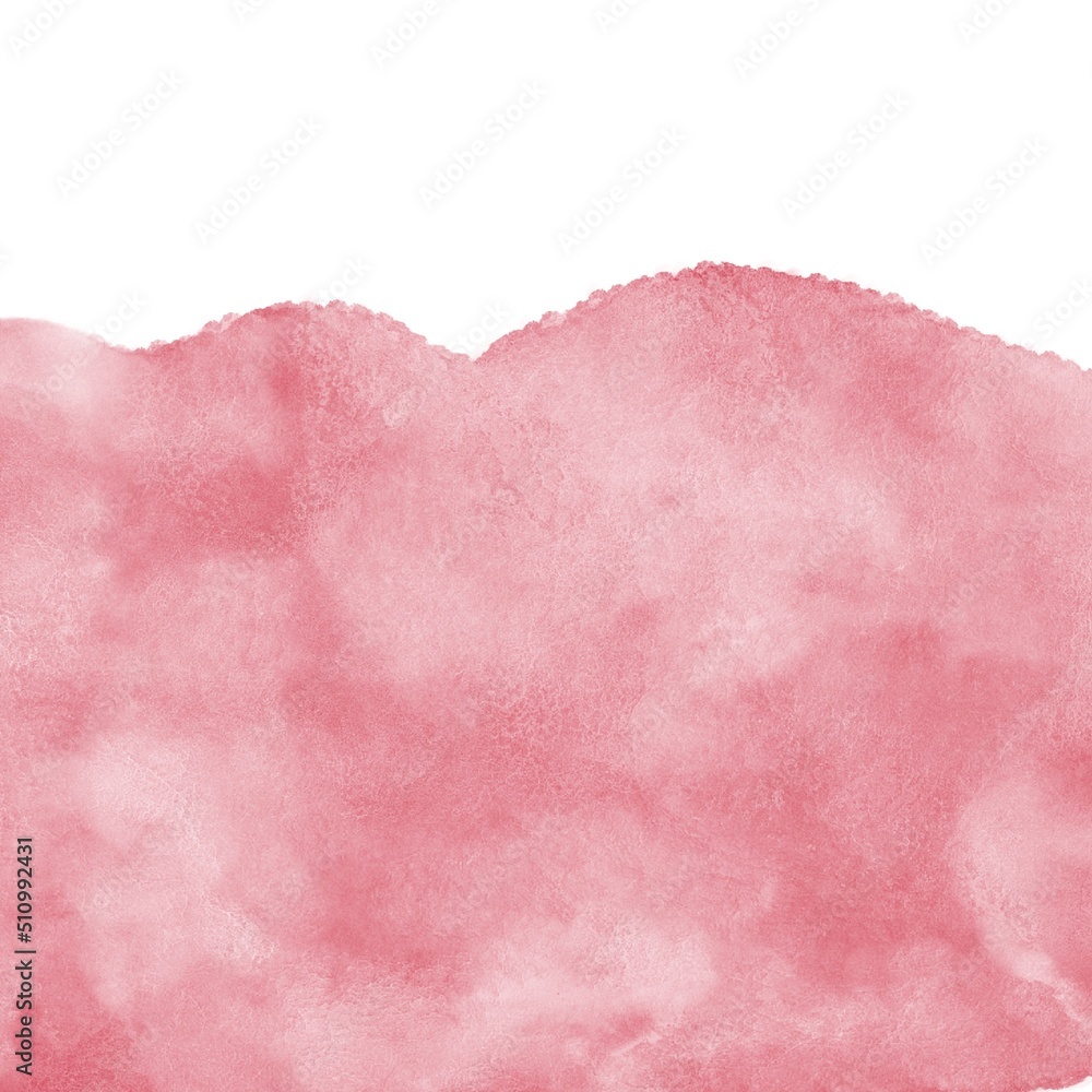 Abstract Watercolor Background Red